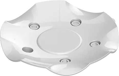 Vanteen keskiön visualisointi. Visualisoinnin tavoitteena oli arvioida 3D-tulostettujen ja maalattujen osien ulkonäköä ennen valmistusta.